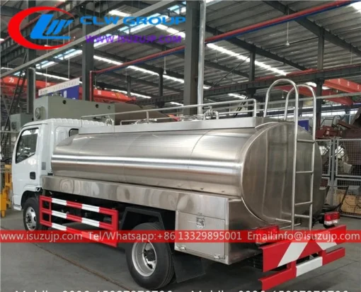 ISUZU ELF 5cbm milk storage tank truck