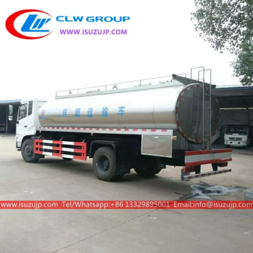 ISUZU FTR 12 toneladang milk transport tanker