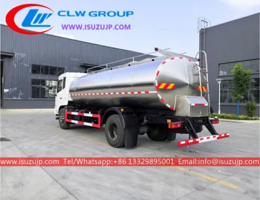 Camión cisterna de leche de acero inoxidable ISUZU FVR 15cbm a la venta