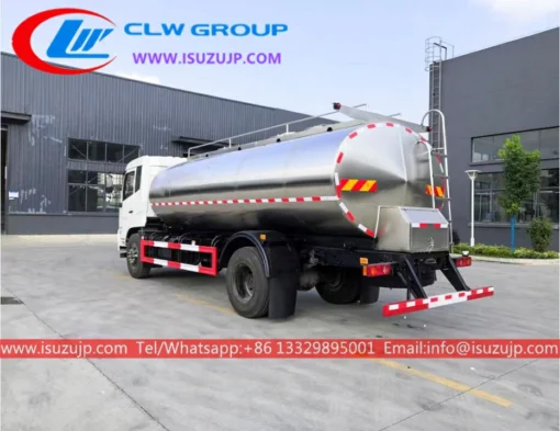 ISUZU FVR 15cbm Stainless steel milk tank truck for sale