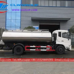 ISUZU FVR 15m3 Stainless steel milk tanker truck for sale