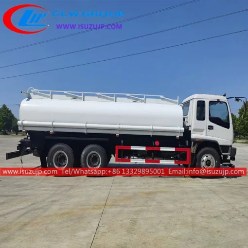 ISUZU FVZ 20m3 स्टेनलेस स्टील दूध टैंक ट्रक