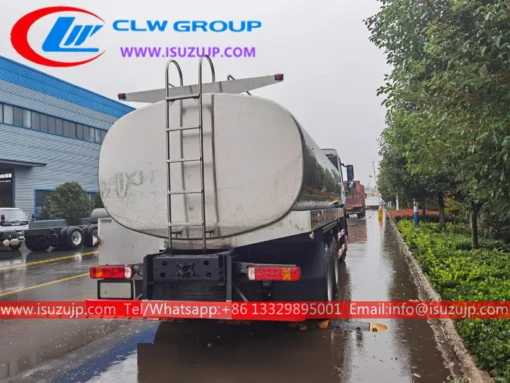 ISUZU GIGA 20cbm stainless steel dairy tanker truck