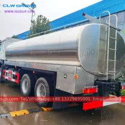 ISUZU GIGA 5000gallons stainless steel milk storage tanker