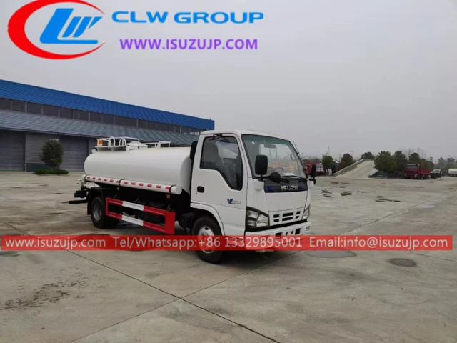 ISUZU NKR แท้งค์น้ำสแตนเลส 5000 ลิตร