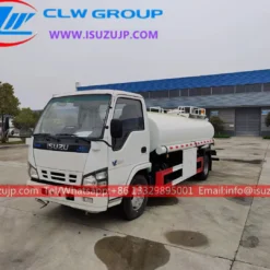 ISUZU NKR 5000liters water tanker small