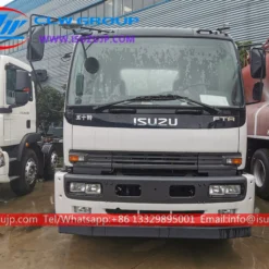 Isuzu FTR 12cbm stainless steel potable water tanker