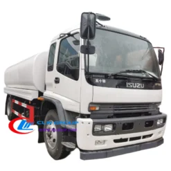 Isuzu FTR 3000 gallon zanglamaydigan po'latdan yasalgan suv tashuvchisi sotiladi