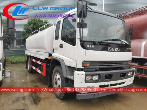 Isuzu FTR 3000 แกลลอนถังเก็บน้ำสแตนเลส