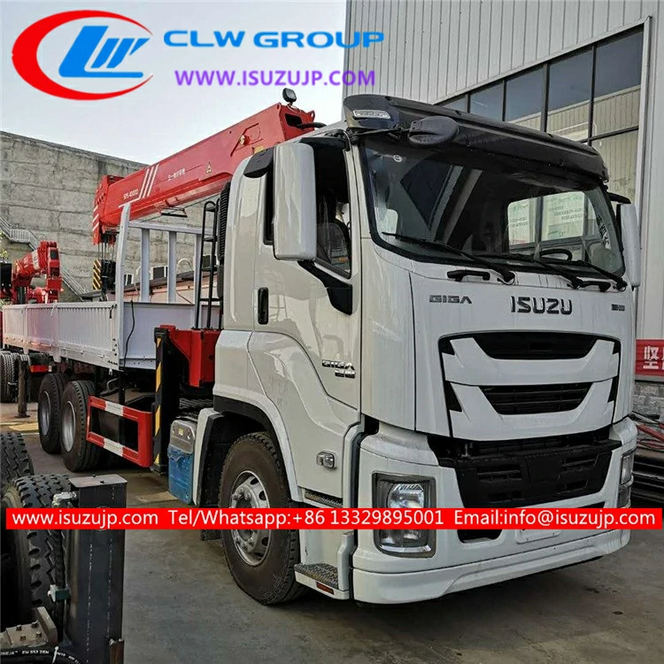 Isuzu GIGA 12 ton palfinger crane for sale