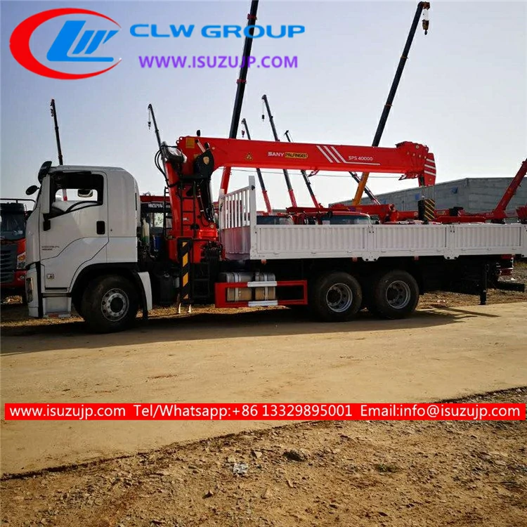 Isuzu GIGA 12 ton palfinger crane truck