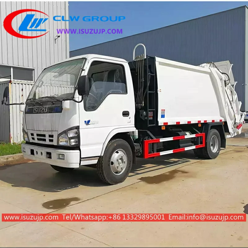 6cbm Isuzu waste compactor truck