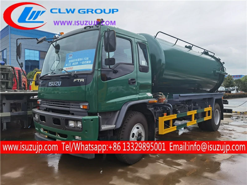 ISUZU FTR vacuum sewage jetting truck Philippines