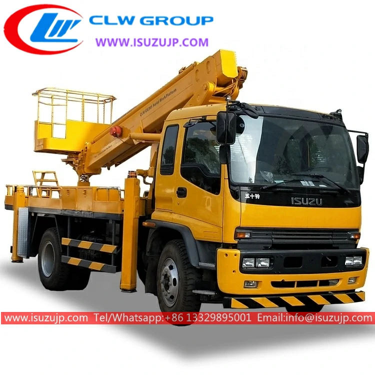 Isuzu FVR 45m Telescopic Boom Aerial Work Vehicle