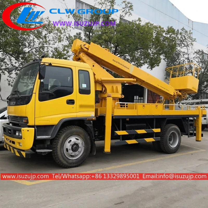 Isuzu FVR 45m truck mounted boom lift