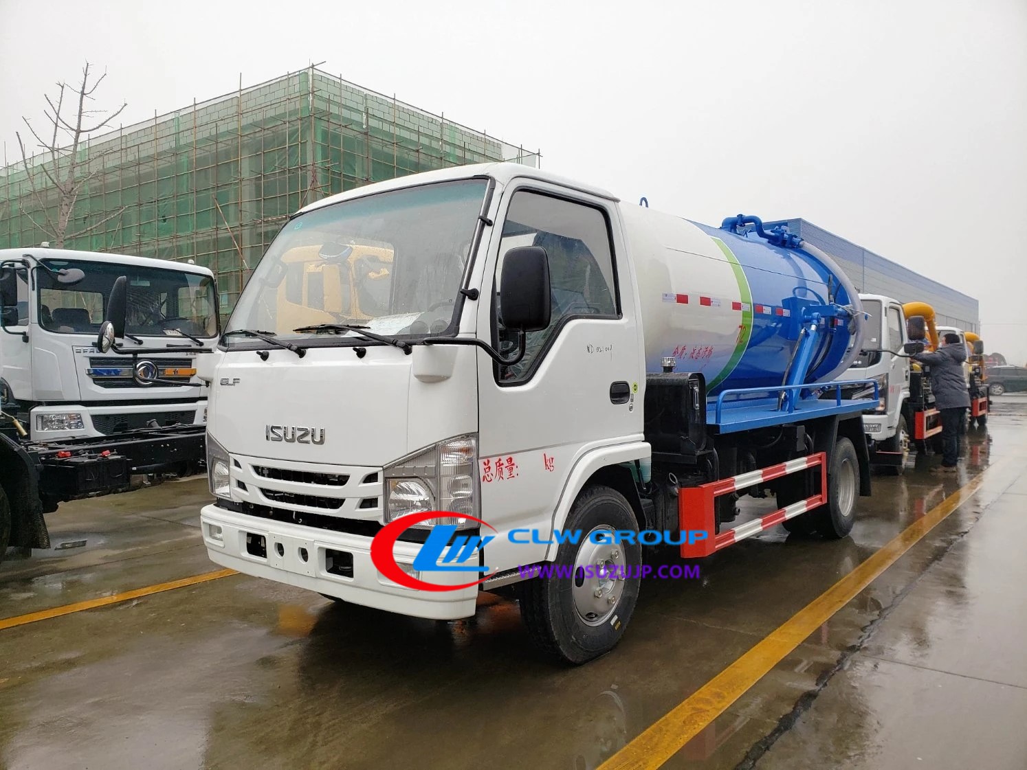 Isuzu-small-Vacuum-Sewage-Suction-Truck