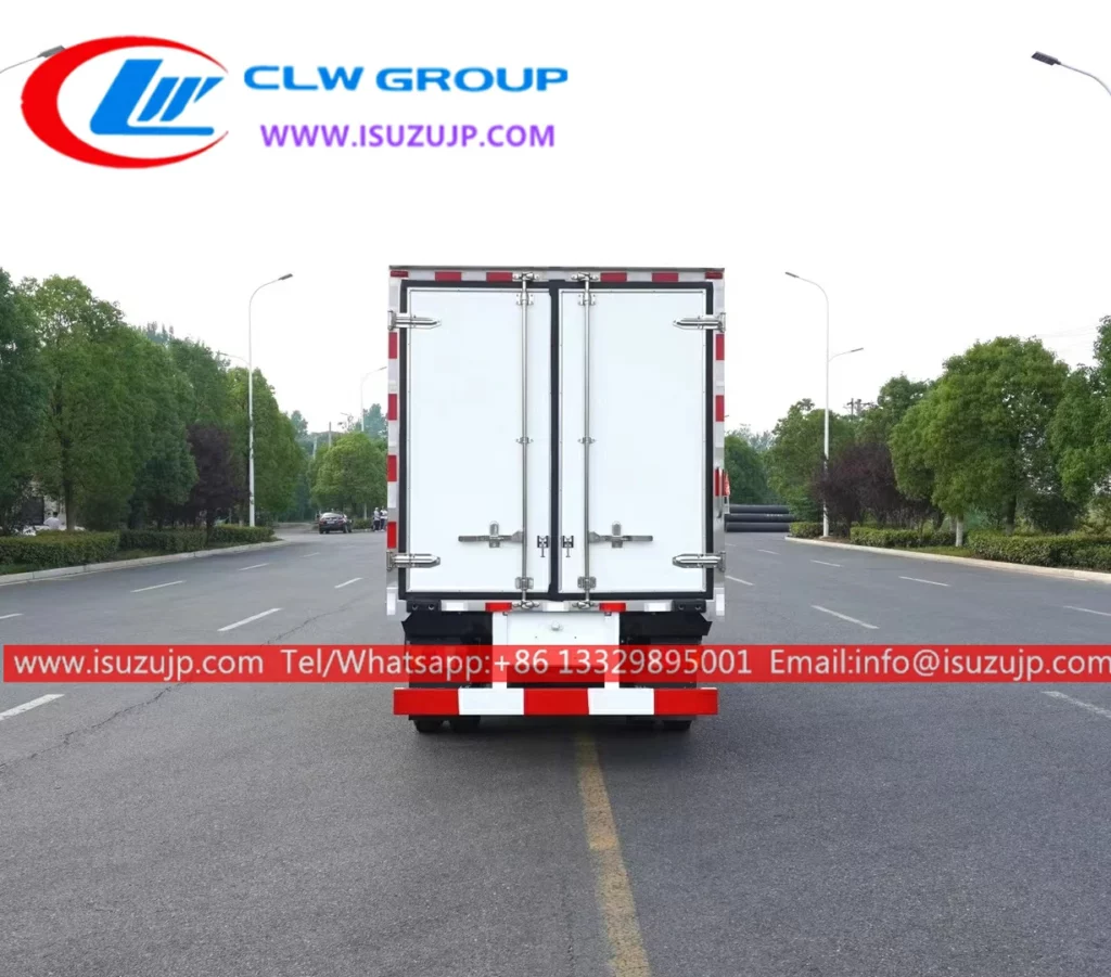 Isuzu small refrigerated box truck for sale