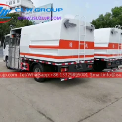 ISUZU NKR 4000liters guardrail washing truck