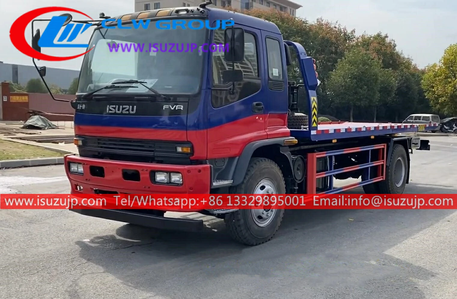Isuzu FVR 10 tons flatbed tow truck
