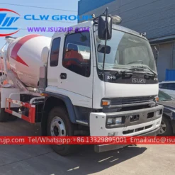 ISUZU FTR 7cbm onsite concrete mixer