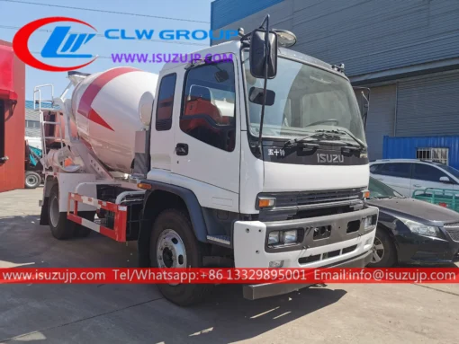 ISUZU FTR 7cbm onsite concrete mixer