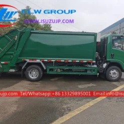 Isuzu 6t rear load trash truck shipping to Oman
