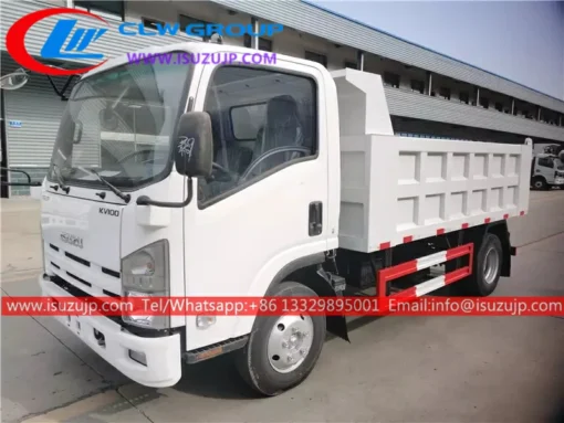 Isuzu KV100 4 toneladas mini caminhão basculante