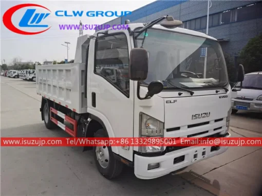 Isuzu KV100 4톤 사이드 덤프 트럭