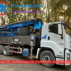 10 tire Isuzu GIGA 52meters boom pump truck