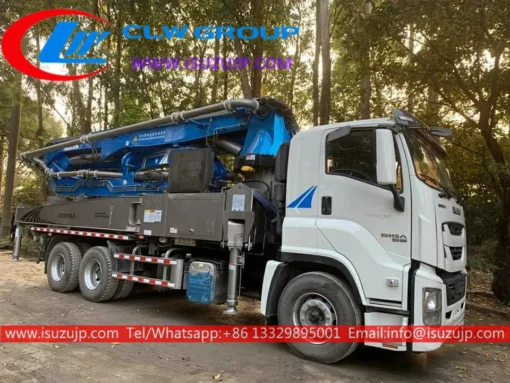 10 tire Isuzu GIGA 52meters boom pump truck