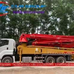 10 tyre Isuzu GIGA 52meters truck mounted concrete pump