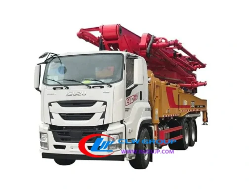 10 wheeler Isuzu GIGA 52meters concrete boom truck