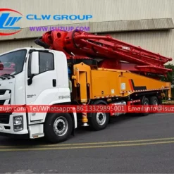 12 wheel Isuzu GIGA 62meters concrete boom truck