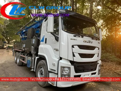 6x4 Isuzu GIGA 52meters pampu ya lori halisi