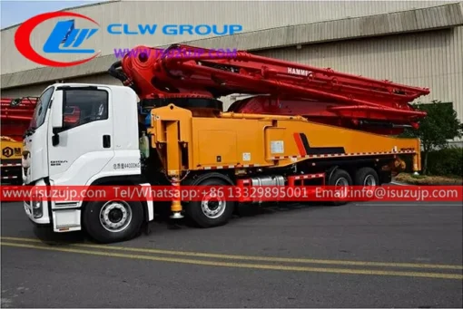 8x4 Isuzu GIGA 62 metre kamyona monte beton pompası