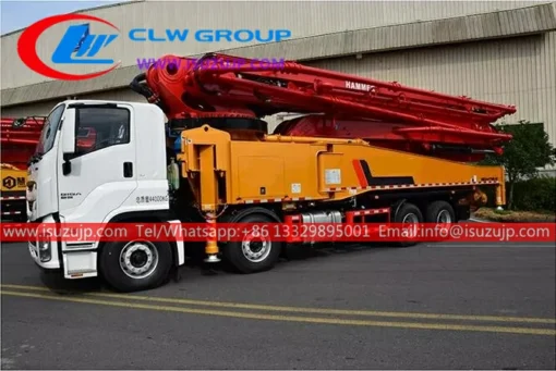 8x4 Isuzu GIGA 62meters รถบรรทุกติดปั๊มคอนกรีต