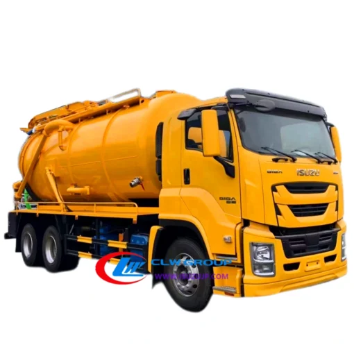 ফিলিপাইন বিক্রির জন্য Isuzu 20000liters jet vac ট্যাঙ্কার