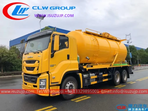 Isuzu 20cbm truck mounted jetter Philippines