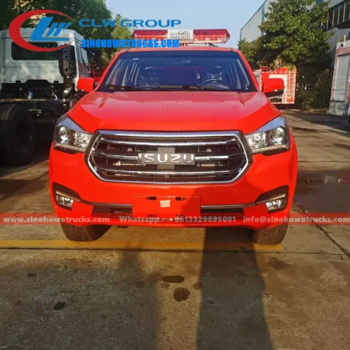 4WD Isuzu pickup mini water mist pumper truk pemadam kebakaran untuk dijual Filipina