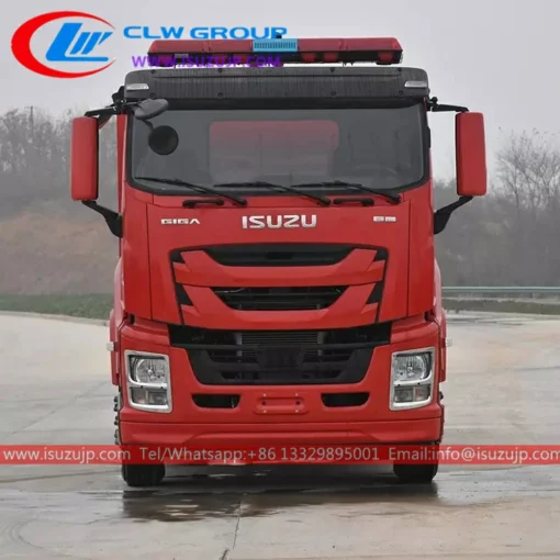 4x2 ISUZU GIGA 6 ໂຕນລົດເຄື່ອງຈັກໄຟໂຟມນ້ໍາອ່ອນສໍາລັບຂາຍອິນໂດເນເຊຍ