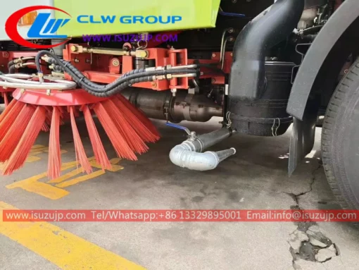 ISUZU 120HP truck mounted street sweeper Malaysia