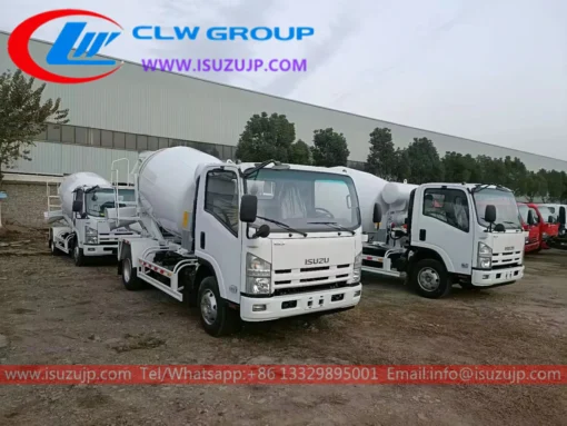 ISUZU NPR 3-5cbm mini ready cement mixer lorry Philippines