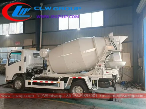 ISUZU NPR 3-5cbm شاحنة خلاطة أسمنت صغيرة جاهزة الفلبين