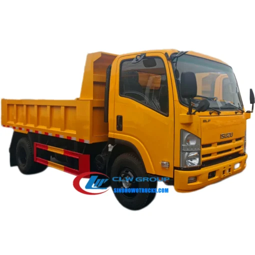 ISUZU NPR 7 cbm forward dump truck Peru