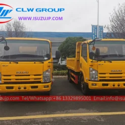 ISUZU NPR 7 cbm forward dump truck for sale Peru