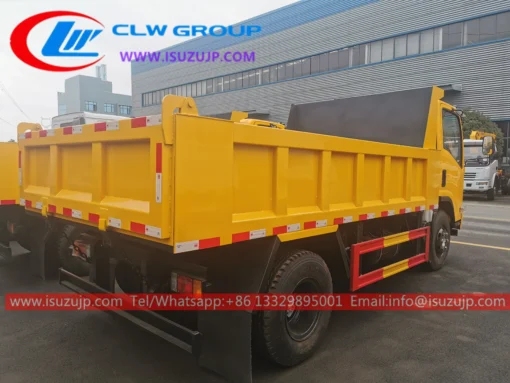 ISUZU NPR 7 cbm forward single axle dump truck Peru