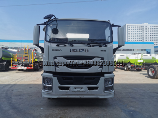 6 pneus Isuzu GIGA 12 ton water bowser truck com canhão de neblina de 30m à venda na arábia saudita