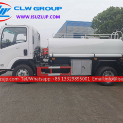 ISUZU ELF 5000liters pure water supply and distribution truck for sale Ethiopia (2)