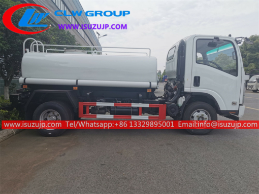 ISUZU ELF 5000liter pasokan air murni dan truk distribusi dijual Etiopia (6)