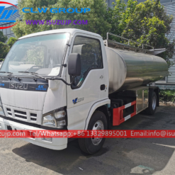 2023 year ISUZU 120HP milk tank truck for sale Uganda